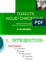 1 Notion de Toxicologie