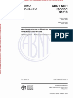 ISO 31010 de 2012 - GESTAO DE RISCOS AVALIACAO