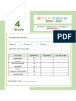 RESPUESTAS Examen Trimestral Cuarto Grado Bloque 2..contestado