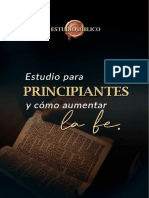 Principiantes y Cómo Aumentar La Fe