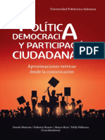 Política, Democracia y Participación Ciudadana