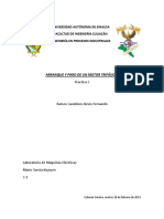 Arranque y Paro de Un Motor Trifásico