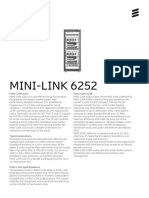 Ericsson MINI-LINK 6252 Datasheet