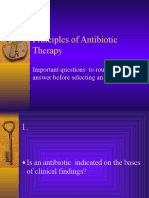 Principles of Antibiotic Therapy