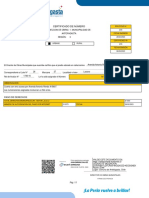 Certificado Numero 2C553VB0-1JZFCRO0-WC02XCED-KEOSGNEK