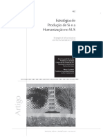 Estratégias de Produção de Si e A Humanização No SUS: Strategies of Self-Production and The Humanization of SUS