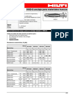 HHD-S Anclaje para Materiales Huecos