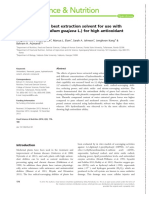 Food Science Nutrition - 2014 - Seo - Study To Find The Best Extraction Solvent For Use With Guava Leaves Psidium