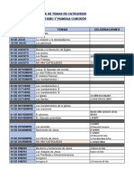 Lista de Temas de Catequesis 1a Com