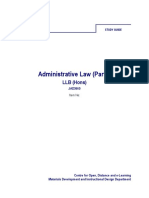 Admin Law Study Guide Part 1 PDF