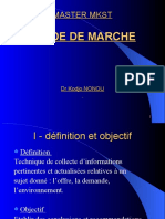 Cours D'etude de Marche