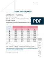 Atividades Formativas - Temática 1