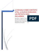 La Escuela Como Contexto Vital PDF