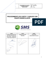 Procedimiento de Corte y Carguío Con Equipo Manipulador Sms-Pro-15