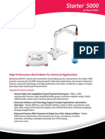 Starter 5000 Bench Meter Data Sheet US - 80774752 A