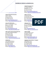 Attachment II List of Alleged Importers