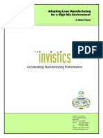 Adapting Lean For A High Mix Enviroronment