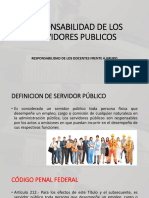 Responsabilidad de Los Servidores Publicos