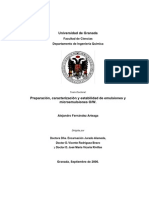 Preparación, Caracterización y Estabilidad de Emulsiones y Microemulsiones O-W