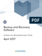 Backup and Recovery Software A Peek Into