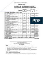 FORMATO Nº003 Estructura de Costos-Ficha Técnica