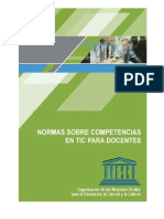 Normas UNESCO Sobre Competencias en TIC para Docentes