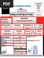 Bordereau de Confirmation de Transfert de VIRGIL