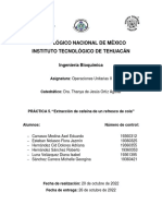 PRÁCTICA 5. Extracción de Cafeína de Un Refresco de Cola