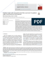 Graphene Copper Oxide Nanoparticles Thin Films As Precursor For Graphene Copper Hexacyanoferrate Nanocomposites