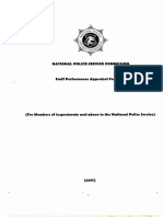 Inspectors and Above Appraisal Form PDF