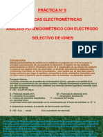 Práctica N°9-Análisis Potenciométrico Con Electrodo de Vidrio PDF