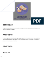 Aplicação Da Ergonomia em Situações de Trabalho PDF