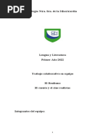 El Realismo. El Cuento Realista. Cine Realista. Canal Encuentro Trabajo Colaborativo