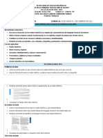 Planeación 20 Semana