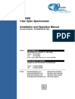 USB2000 Operating Instructions