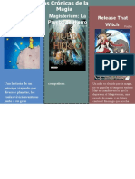 Triptico Taller Literario