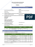 Fiche de Données de Sécurité Toluène: RUBRIQUE 1: Identification de La Substance/du Mélange Et de La Société/l'entreprise