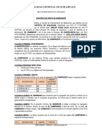 Contrato de Venta de Agregados - Municipalidad de Quilahuani