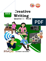 Creative Writing Module Quarter 1 1 Week 7 8 PDF