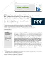 Diffuse Malignant Peritoneal Mesothelioma PDF