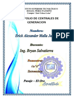 Portafolio Centrales de Generacion IP