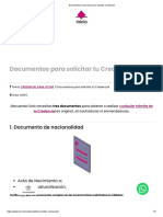 Documentos Necesarios para Tramitar Credencial