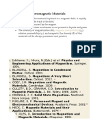 Properties of Ferromagnetic Materials