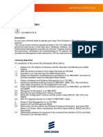 Course Description - LTE L13 Operations