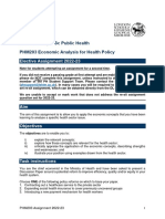 PHM203 Assessed Assignment 2022-23