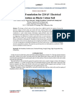 Design of Foundation For 220 KV Electrical