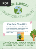 Cambios Climaticos, Emergencias y Desastre PDF