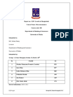 Macroeconomics Report GDP Growth of Bangladesh