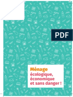 Ménage Écologique, Économique Et Sans Danger PDF