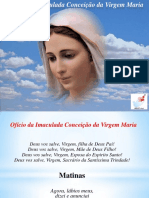 Ofício Da Imaculada Conceição Da Virgem Maria